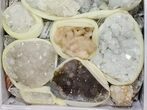 Mixed Indian Mineral & Crystal Flat - Pieces #138533-1